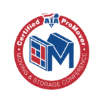 A logo for the ata promover moving and storage conference.
